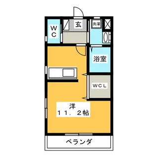 サンシャイン北小田ヒルズ【3階】の間取り