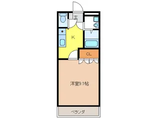 ダイアモンドヘッド【1階】の間取り