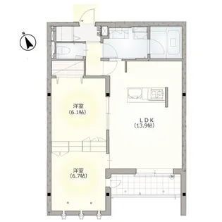 チェリーゼ【2階】の間取り