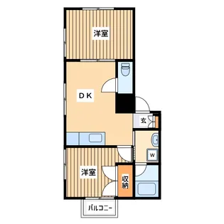 アミルゴル【2階】の間取り