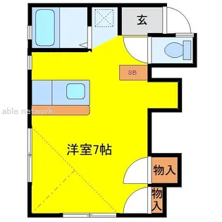 スプリングハイツ【1階】の間取り