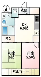 ハイツ松村【3階】の間取り
