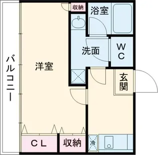 サンライズ西【2階】の間取り