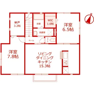 オーチャードIII【2階】の間取り