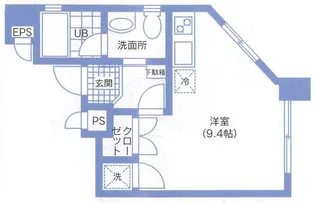 SUNNYSIDE KIB【1階】の間取り
