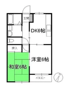 エクセリア平和台【1階】の間取り