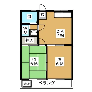 ビューコート【2階】の間取り