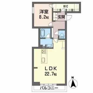 Abbandono【2階】の間取り