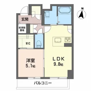 シャーメゾン エクラージュ【2階】の間取り