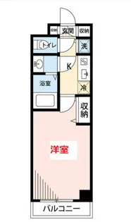 マイナビSTAYミライ芝大門(メゾン・ド・ヴィレ芝大門)【4階】の間取り