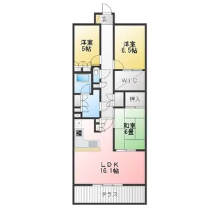 北松戸パークホームズ【2階】の間取り