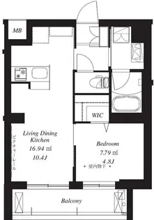 フレンシア下井草【1階】の間取り