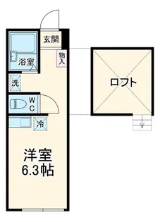 アルシオーネ東林間【2階】の間取り