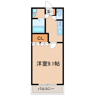 グランディール【2階】の間取り