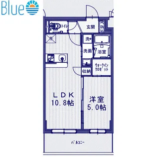 パインハーストコンドミアム【1階】の間取り