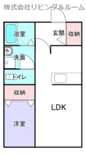 ソレーユ三笠【2階】の間取り