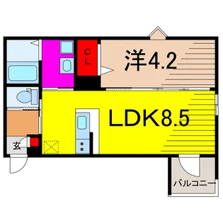 robot home 北綾瀬【2階】の間取り