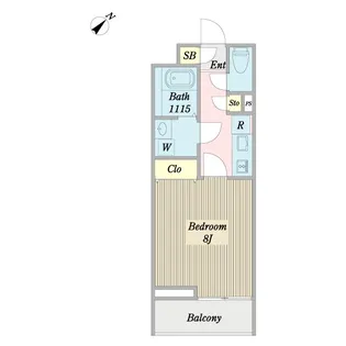 プロシード桜坂【3階】の間取り
