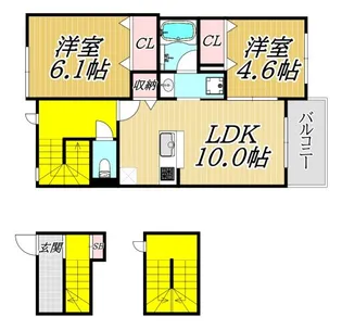 S_MAISON【3階】の間取り