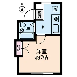 フラワーハウス【2階】の間取り