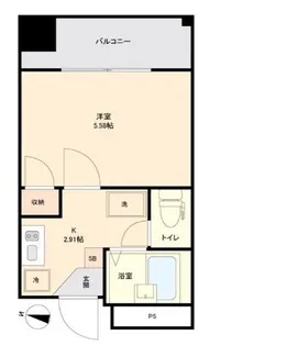 フレンシアノイエ八王子【5階】の間取り