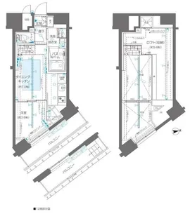 ZOOM新宿御苑前【14階】の間取り
