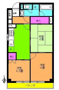 グローハイツ【4階】の間取り