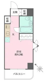 サイプレス北新宿【5階】の間取り