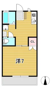リバプールカルテットB【2階】の間取り
