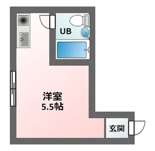 プログレス駒川【3階】の間取り