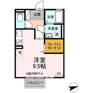 フォレストコート【2階】の間取り