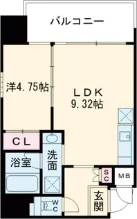プレジオ亀有【6階】の間取り