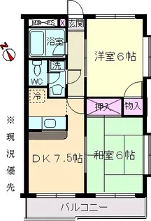 ヒルズアバンテ【1階】の間取り