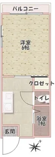 ハピネスK【2階】の間取り