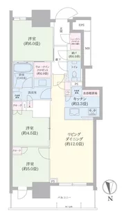 幕張ベイパーク スカイグランドタワー【29階】の間取り