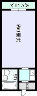 ルネッサンス西梅田【4階】の間取り