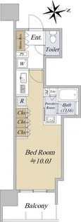 THE ASAKUSA RESIDENCE【2階】の間取り