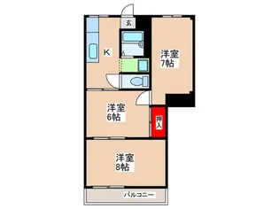 PLAYZ COURT【4階】の間取り