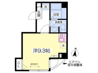 パーシモンズ・プレイス【3階】の間取り