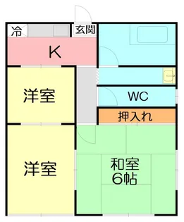小杉コーポ【2階】の間取り