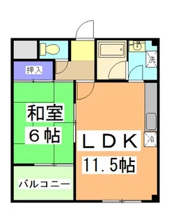 オアシス21【2階】の間取り