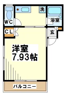 フラットオゴ【3階】の間取り