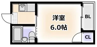 シャトルスギモト【1階】の間取り