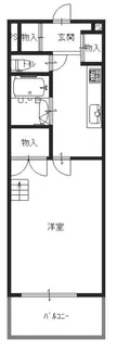 ロフティ北花田【4階】の間取り