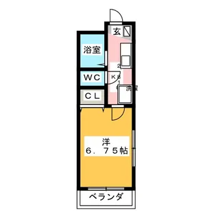 ラ・カーサ【2階】の間取り