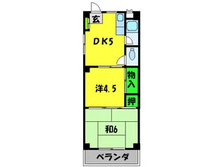 ドミ-ル NKN【3階】の間取り