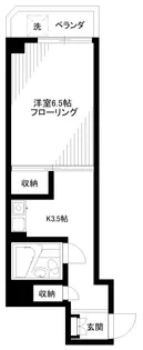 セブンスターマンション第8五反田【8階】の間取り