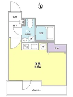 メゾンドール鷺沼【1階】の間取り
