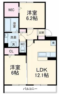 ブランノワール【2階】の間取り