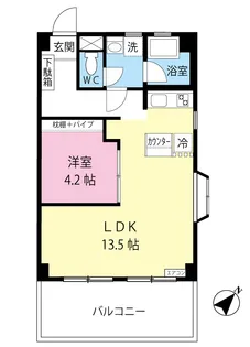 第1たちばなビル【2階】の間取り